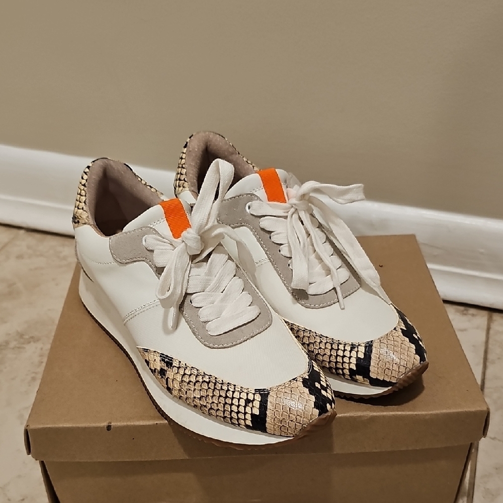 Banana Republic Essential Trainer Snake Print Sneakers